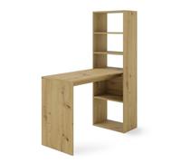 BIM Furniture Bureau Harmony avec étagère intégrée - Chêne Artisan | Bim Furniture - ref. 5903769745968 - 5903769745968 - Beige - Materiaux mixtes