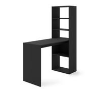 BIM Furniture Bureau Harmony avec étagère intégrée - Noir Mat | Bim Furniture - ref. 5903769745951 - 5903769745951 - Noir - Materiaux mixtes