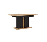 BIM Furniture Table à Manger Extensible 140-200 cm, 4-8 Personnes, Rectangulaire Table Extensible pour Cuisine, Salon Table de Salle à Manger Chêne Nuka I