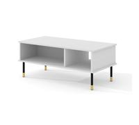 BIM Furniture Table Basse Sherwood 110 cm - Blanc Mat | Bim Furniture - ref. 5903769742851 - 5903769742851 - Beige - Materiaux mixtes