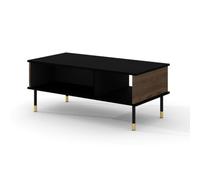 BIM Furniture Table Basse Sherwood 110 cm - Noir Mat | Bim Furniture - ref. 5903769741977 - 5903769741977 - Marron - Materiaux mixtes