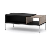 BIM Furniture Table Basse Toledo 110 cm - chêne Flagstaff | Bim Furniture - ref. 5903769746040 - 5903769746040 - Noir - Materiaux mixtes