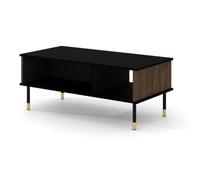 BIM Furniture Table Basse Woody Iv 110 cm - Noir Mat | Bim Furniture - ref. 5903769745890 - 5903769745890 - Marron - Materiaux mixtes