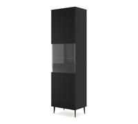 BIM Furniture Vitrine Ravenna B Foil MDF 60 cm - Noir Mat | Bim Furniture - ref. 5903769729593 - 5903769729593 - Noir - Materiaux mixtes