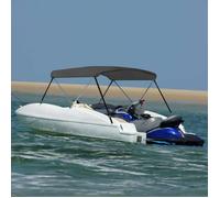 Bimini Top - vidaXL - 2-Bow - Imperméable - Aluminium - 150 x 120 x 110 cm