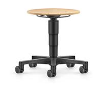 Bimos bimos Allround tabouret avec roulettes, bois, hauteur d'assise 450-650 mm Quantité:1