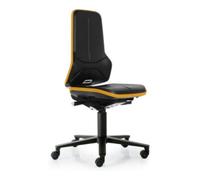 Bimos bimos Chaise de travail ESD Neon 2, orange, hauteur d'assise 450-620 mm avec roulettes, sans Quantité:1