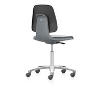 Bimos bimos Chaise de travail Labsit avec roulettes Hauteur d'assise 450-650 mm Coque d'assise en simili cuir anthracite Quantité:1