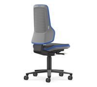 Bimos Bimos Chaise Neon XXL 180 kg roulettes Skintec bande flexible bleu assise 470-640 mm Quantité:1