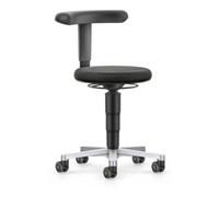 Bimos bimos ESD tabouret à roulettes, tissu noir, hauteur d'assise 450-650 mm, support Flex Quantité:1