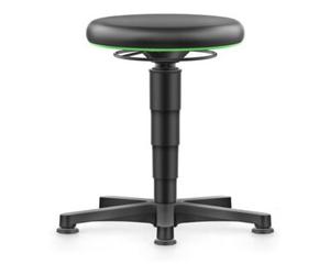 Bimos bimos Tabouret pivotant siège en simili cuir hauteur d'assise 450 - 650 mm avec patins Quantité:1