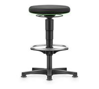 Bimos bimos Tabouret pivotant siège tissu hauteur siège 530 - 750 mm avec patins et repose-pieds Quantité:1