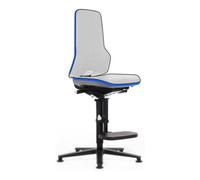 Bimos Chaise d'atelier pivotante Neon patins + marchepied sans élément rembourrage ble Quantité:1