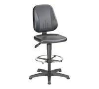 Bimos Chaise d'atelier pivotante Unitec patins + repose-pieds Rembourrage simili cuir Quantité:1