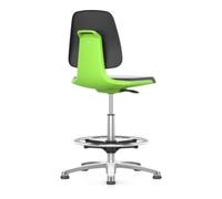 Bimos Labsit siège haut sur patins Bimos, 520-770 mm, simili-cuir, coque d'assise vert Quantité:1