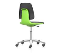 Bimos Labsit sur roulettes Bimos, 450-650 mm, tissu noir, coque d'assise vert Quantité:1