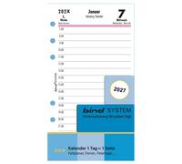 BIND B260327 Calendar Insert for Daily Calendar A6, Timer Insert for Calendar Ye