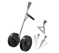 Bine de Jardin pour Plantation Outil de Sol Aérateur avec Double Roues