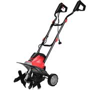 Bineuse électrique pour le jardin (1200W, profondeur de travail de 22 cm, largeur de travail de 35 cm). Motobineuse électrique, fraise rotative pliable avec 4 lames de labour | 365 tours/minute | Inte