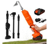 Bineuse Motobineuse sans Fil, Désherbeur de Jardin Électrique à Batterie