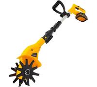 Bineuse motorisée sans fil, 20V, avec une profondeur de travail de 25 cm et une vitesse de 250 tours par minute. Fraise rotative pour le jardin, idéale pour les exploitations agricoles, les parcs, les