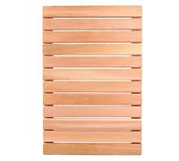 bingaai Tapis de Douche en Bois de cèdre, Tapis de Bain antidérapant pour Salle de Bain, Baignoire, Spa, Sauna, Jardin, Maison, 60 x 40 cm, Grand Tapis de Sol en Bois pour intérieur et extérieur