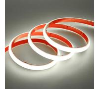 BININBOX Bandeau LED Lumineuse COB IP68 Étanche Néon 320LED/M Découpable 24V Ruban LED Light Strip Décoration pour Escalier, Aquarium, Piscine, Chambre, Noël, Fête (Lumière Blanche 6500K, 50 Mètres)