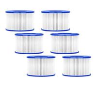 Binnan Filtre Spa Infinite a Visser, Lot de 6 Filtre VI Cartouche, Cartouche Filtres pour Bestway Pompe de Piscine, Filtres Piscine pour Bestway 58323