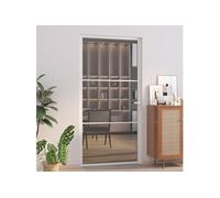 vidaXL Porte intérieure 102,5x201,5 cm Blanc Verre ESG et aluminium