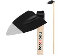 Binnete - Houe de jardin en Acier 115 cm avec manche en Bois 138 mm x 110 mm - KOTARBAU®