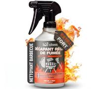 bio-chem Décapant résine de fumée de barbecue 500ml | Nettoyant degraissant 2 en 1 Vaporisateur nettoyant résine de Grill et Barbecue - Entretien grilles de barbecues