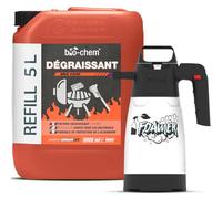 Bio-Chem Spray dégraissant pour barbecues 5L + Vaporisateur de Mousse