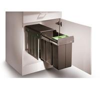 WescoDouble 30 DT. Collecteur de déchets, anthracite. - Poubelle