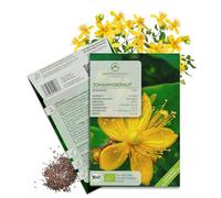 BIO graines de millepertuis - semences de plantes médicinales issues de l’agriculture biologique, idéales pour le jardin d’herbes aromatiques à la maison, le balcon et le jardin (300 graines)