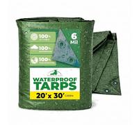 Bio Green RX-90-20x30-G Bâche imperméable 20 x 30 cm - Bâche Multi-Couches en Film laminé croisé - Idéale pour l'agriculture, Le Camping, la Housse de Meubles, 50,8 x 76,2 cm