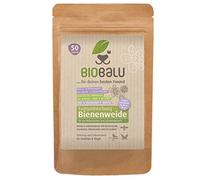 Biobalu Mélange de fleurs pour prairie d'abeilles - Jusqu'à 50 m², pluriannuel et hivernal, nombreuses fleurs et herbes sauvages - Idéal pour semi ombre et ombre - 50 g