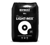 BioBizz 02-075-100 Light-Mix Sac Terreau Mélange d'Empotage Léger, Transparent, 50 L
