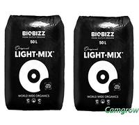 BioBizz - All-Mix, Light-Mix et Worm-Humus Terreau biologique (2x - Light-Mix, 50 L)
