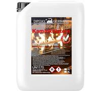 Bioéthanol 80% de Qualité Supérieure, 1 L - Effet Grillage pour Cheminée, Feu Décoratif, Cheminée de Table et Jardin - Intérieur et Extérieur