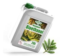 Bioéthanol 96,6 % 20 L | Alcool Parfum Forêt Pour Cheminée Et Cheminée De Table | Combustion Propre
