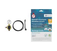 Biogents BG-Booster I CO2 Upgrade BG-Mosquitaire Outdoor Anti- moustiques I 0,75kg & Recharges 6 Mois | 3x2 Mois | Attractifs Piège Extérieur Anti-Moustiques & Moustiques Tigre