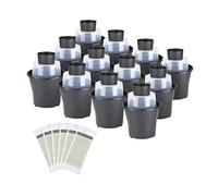 BIOGENTS BG-GAT Lot de 12 pièges à moustiques d'extérieur non électriques pour la ponte des tigres asiatiques et moustiques de la dengue pour une terrasse sans parasites