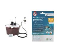 Biogents Piège à Moustiques avec BG-Sweetscent et Kit BG-Booster CO2 & Recharge 2 Mois |Attractif Piège Extérieur Anti-Moustiques & Moustiques Tigre