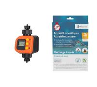 BIOGENTS Timer pour Programmer et Réguler La Diffusion du CO2 | pour Piège & Recharges 6 Mois | 3x2 Mois | Attractifs Piège Extérieur Anti-Moustiques & Moustiques Tigre BG-MOSQUITAIRE