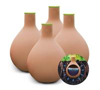 BioGreen Olla HYDRO MAX Lot de 4 arrosage automatique pour plantes 1 l Diamètre 60 cm Pot en terre cuite Boule d'arrosage