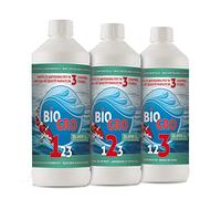 BIOGRO 123 KIT DE DÉMARRAGE - 3x1 Litre Convient pour 25.000L - Une Eau de qualité Parfaite en 3 étapes