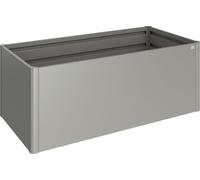 Biohort Jardinière surélevée 2 x 1 quartz gris métallisé