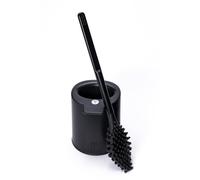 Biom Paris - Brosse WC Innovante Hygiénique sans Poils avec Support - Brosse Toilette Anti-Goutte, Antibactérienne - Balai WC Design, Reste Propre - 100% Fabriqué en France