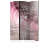 BIOMBO B&D XXL - Paravent Décoratif Intérieur à Deux Côtés 135x172 cm | 3 Panneaux ,Toile imprimée, Séparation de pièce, Impression Recto Verso, Pliable, Cadre en Bois, Moderne pour Salon
