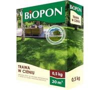 Biopon Graines de gazon pour l'ombre 0,5 kg - Pelouse d'ombrage pour gazon robuste et résistant - Graine de gazon d'ombrage efficace pour un beau jardin - 0,5 kg de graines pour 20 m² de gazon